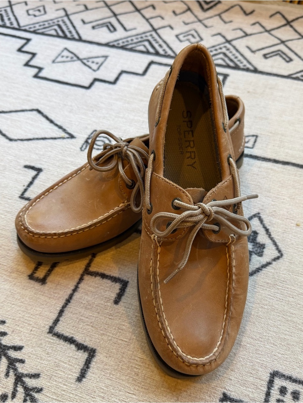 Sperry Men’s Brown Leather Classic Boat Shoes NEW!